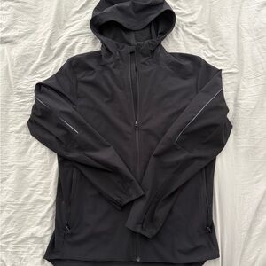 Men's Black Hooded Jacket